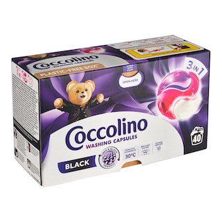 Coccolino kapsle na praní na tmavé prádlo