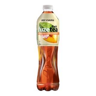FuzeTea Black Ice Tea broskev a růže bez cukru