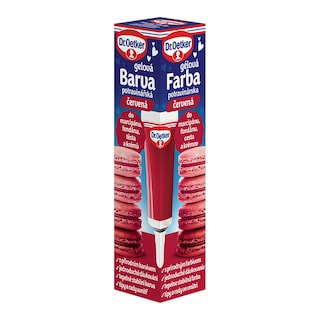 Dr. Oetker Barva gelová potravinářská červená