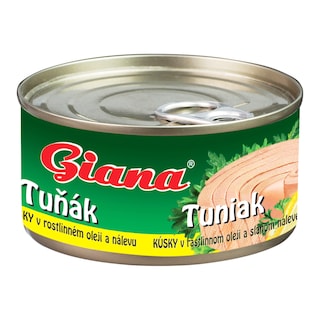 Giana Tuňák kousky v rostlinném oleji