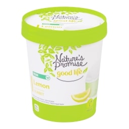 Nature's Promise Vegan Sorbet citron