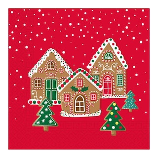 Ubrousky vánoční perníková chaloupka