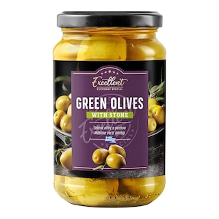 Albert Excellent Zelené olivy s peckami