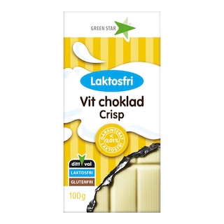 Green Star Bílá čokoláda bez laktózy