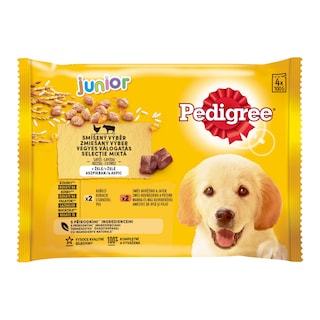 Pedigree Junior smíšený výběr s rýží v želé