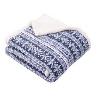 Deka vánoční s beránkem 130x170 cm