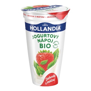 Hollandia Bio BiFi drink jahoda s mátou