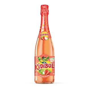 Kidibul Dětský šumivý nápoj jablko jahoda 99%