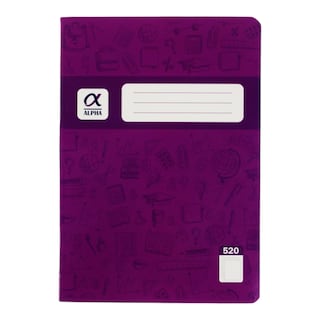 Alpha Premium Sešit 520 A5, čistý, 20 listů