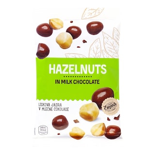 Emma Lísková jádra v mléčné čokoládě