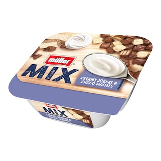 Müller Mix Choco Waffles jogurt slazený