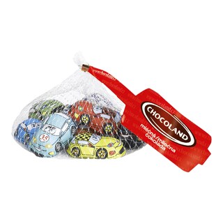 Autíčka plněná krémem v síťce