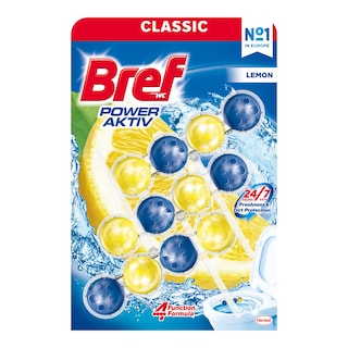 Bref Power Aktiv Lemon tuhý WC blok