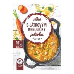 Albert Polévka S játrovými knedlíčky