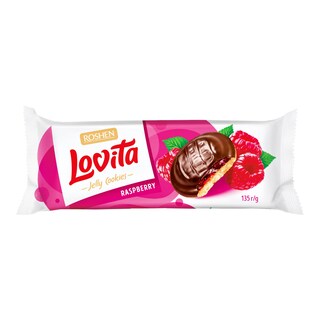 Roshen Lovita Piškoty plněné malinovým želé