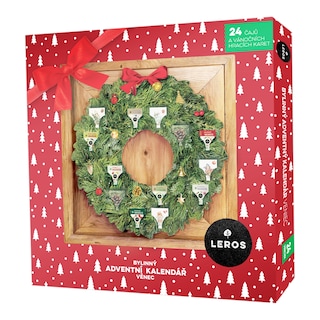 Leros Adventní kalendář věnec - bylinné čaje