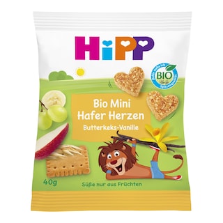 Hipp Bio Ovocno-obilné máslové sušenky vanilka