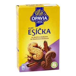 Opavia Zlaté Esíčka se skořicí a kakaem