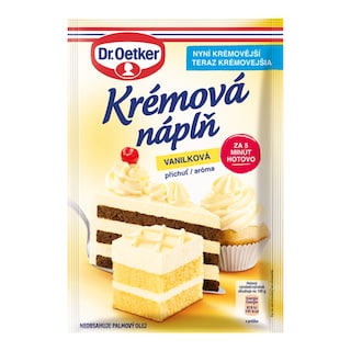 Dr. Oetker Krémová náplň příchuť vanilka