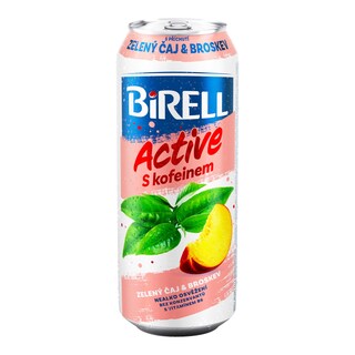 Birell Active s příchutí zelený čaj & broskev