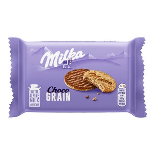 Milka Choco Grain Sušenky polomáčené