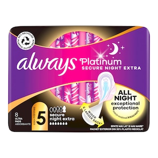 Always Dámské vložky Platinum Night