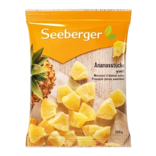 Seeberger Kousky ananasu slazené