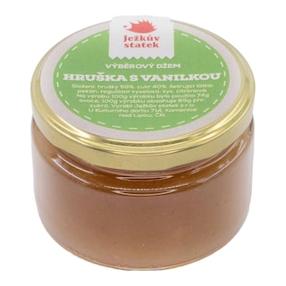 Ježkův statek Džem hruška s vanilkou