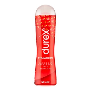 Durex Strawberry jahodový lubrikační gel