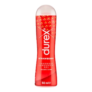 Durex Strawberry jahodový lubrikační gel