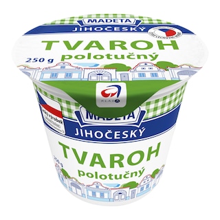 Madeta Jihočeský tvaroh polotučný