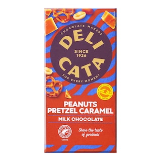 Delicata Mléčná čokoláda s kousky arašídů