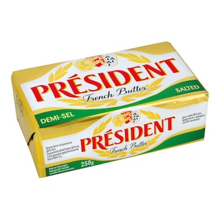 Président Plaquette Máslo slané