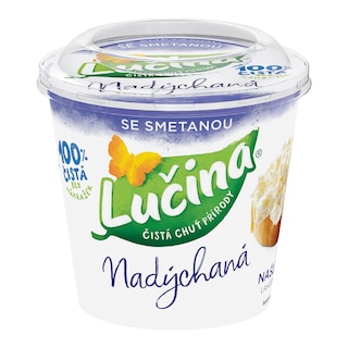 Lučina Nadýchaná se smetanou