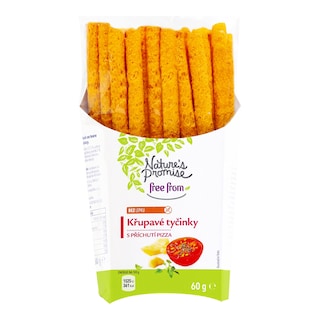Nature's Promise Křupavé tyčinky pizza bez lepku