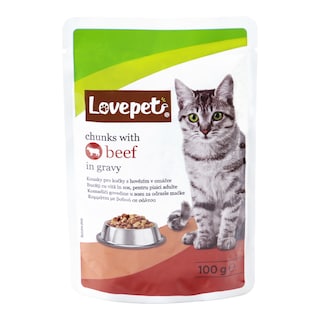 Lovepet Kapsa pro kočky, ryba v omáčce