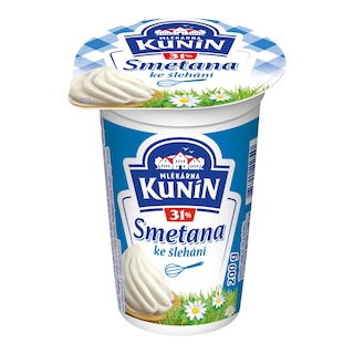 Kunín Smetana ke šlehání 31%