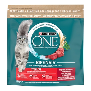 Purina One Sterilcat hovězí a pšenice
