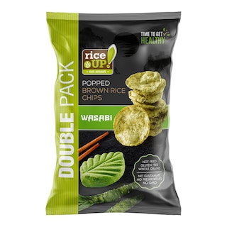 Rice Up rýžové chipsy wasabi