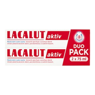 Lacalut Aktiv Zubní pasta duopack