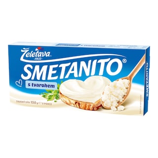 Želetava Smetanito s tvarohem
