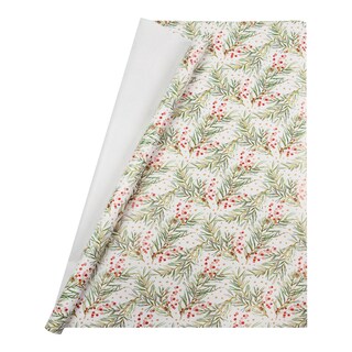 Albi Vánoční balicí papír motiv větviček a cesmíny