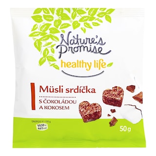Nature's Promise Müsli srdíčka čokoládová