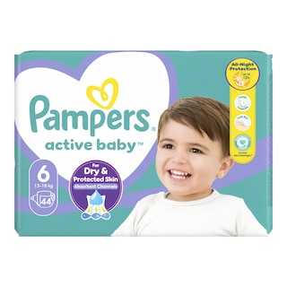 Pampers Active Baby pleny Giant, velikost 6