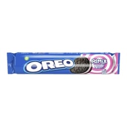 Oreo sušenky s náplní s malinovou příchutí