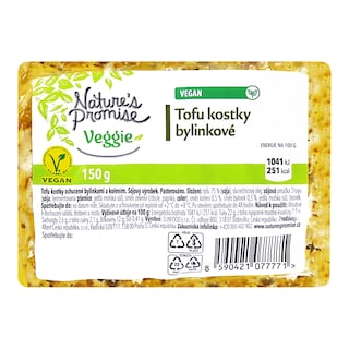 Nature's promise Tofu kostky bylinkové