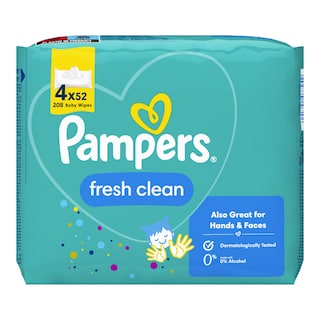 Pampers Fresh Clean dětské čisticí ubrousky