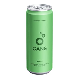 Cans Voda jemně perlivá, s příchutí jablko/bezinka