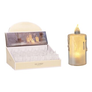 Svíčka LED, teplá bílá