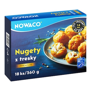 Nowaco Obalované nugety z tresky